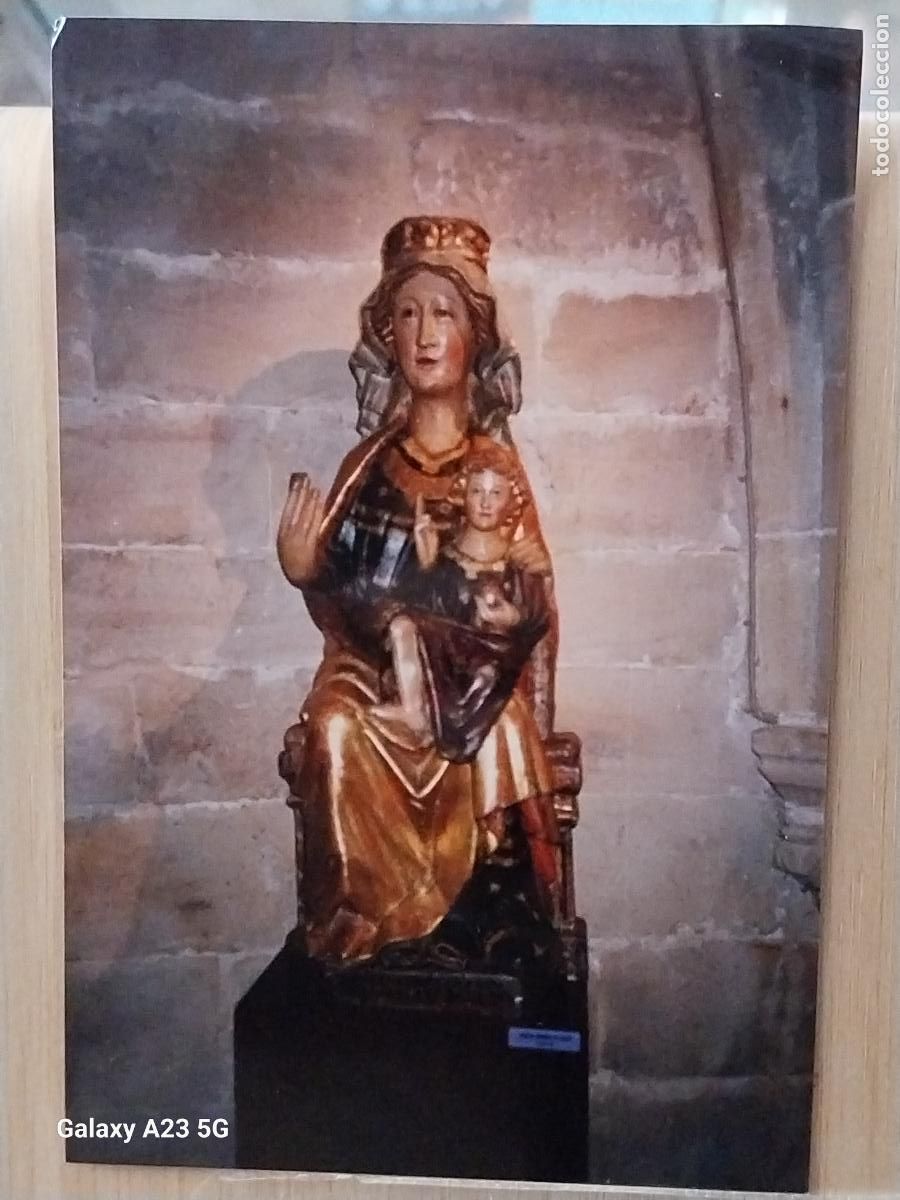 Postales: AGUILAR DE CAMPOO VIRGEN NTRA SRA SANTA MARIA LA REAL * PALENCIA FOTO PARTICULAR TAMA&Ntilde;O POSTAL