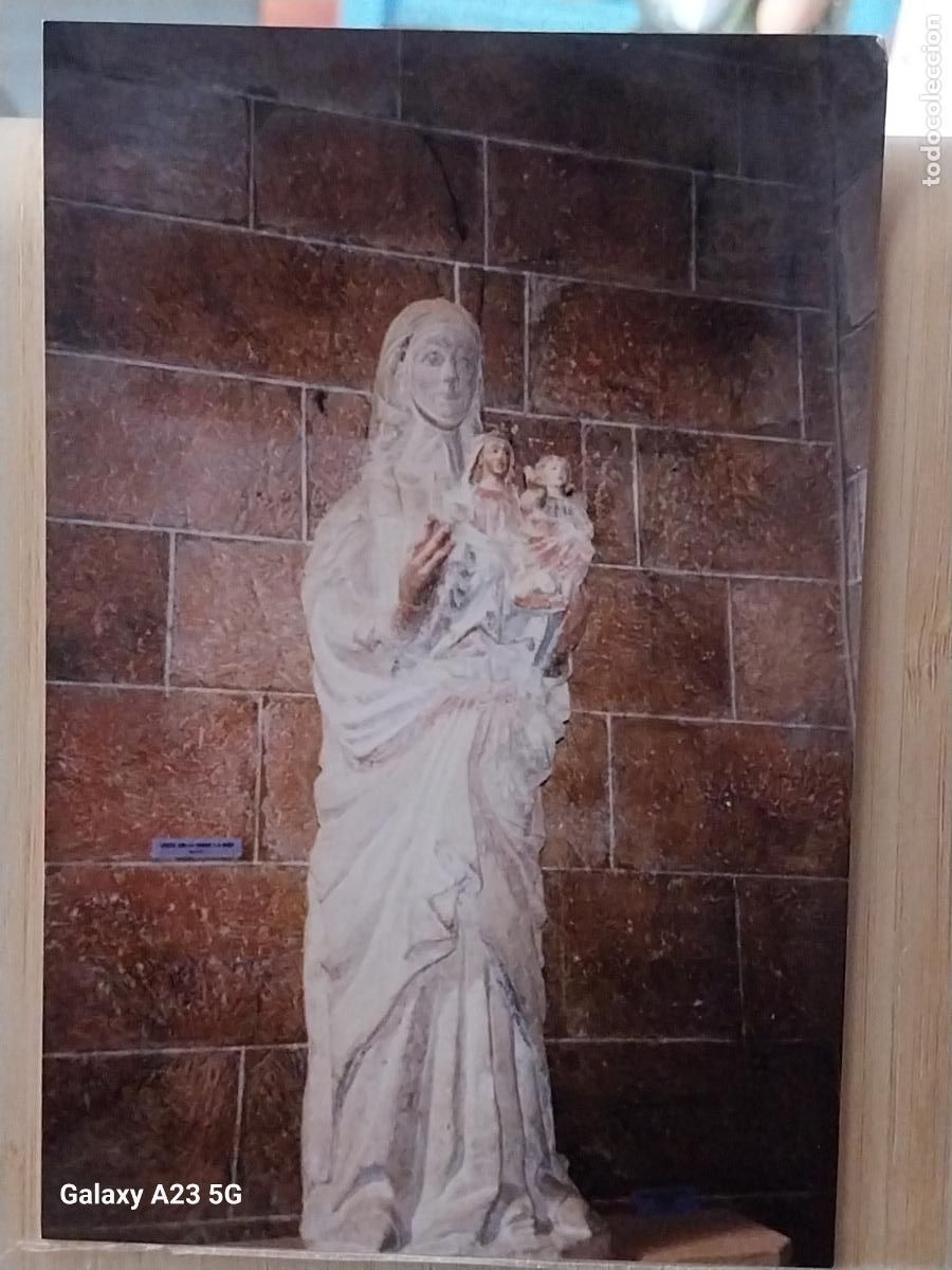 Postales: AGUILAR DE CAMPOO SANTA ANA VIRGEN NTRA SRA CON EL NI&Ntilde;O * PALENCIA FOTO PARTICULAR TAMA&Ntilde;O POSTAL