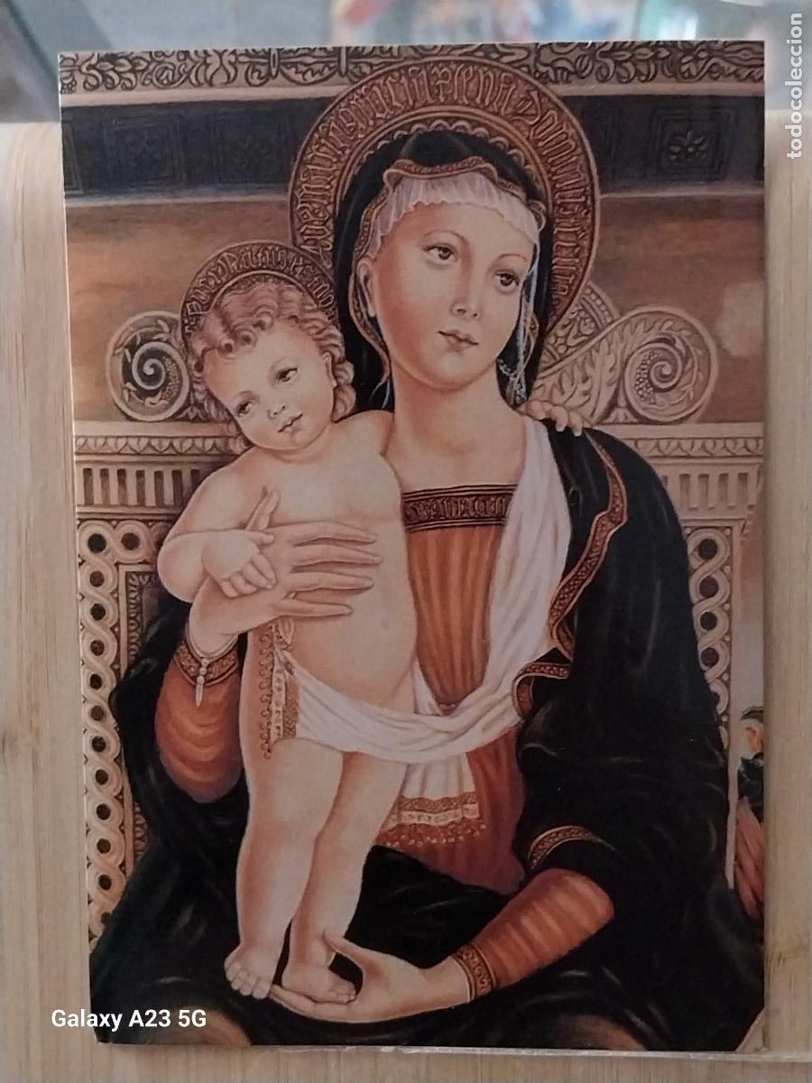 Postales: SANTA CLARA VIRGEN NTRA SRA CON NI&Ntilde;O * PALENCIA ED MERINO SC ORIGINAL **