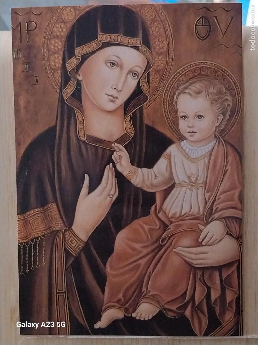 Postales: SANTA CLARA VIRGEN NTRA SRA CON NI&Ntilde;O * PALENCIA ED MERINO SC ORIGINAL *-*