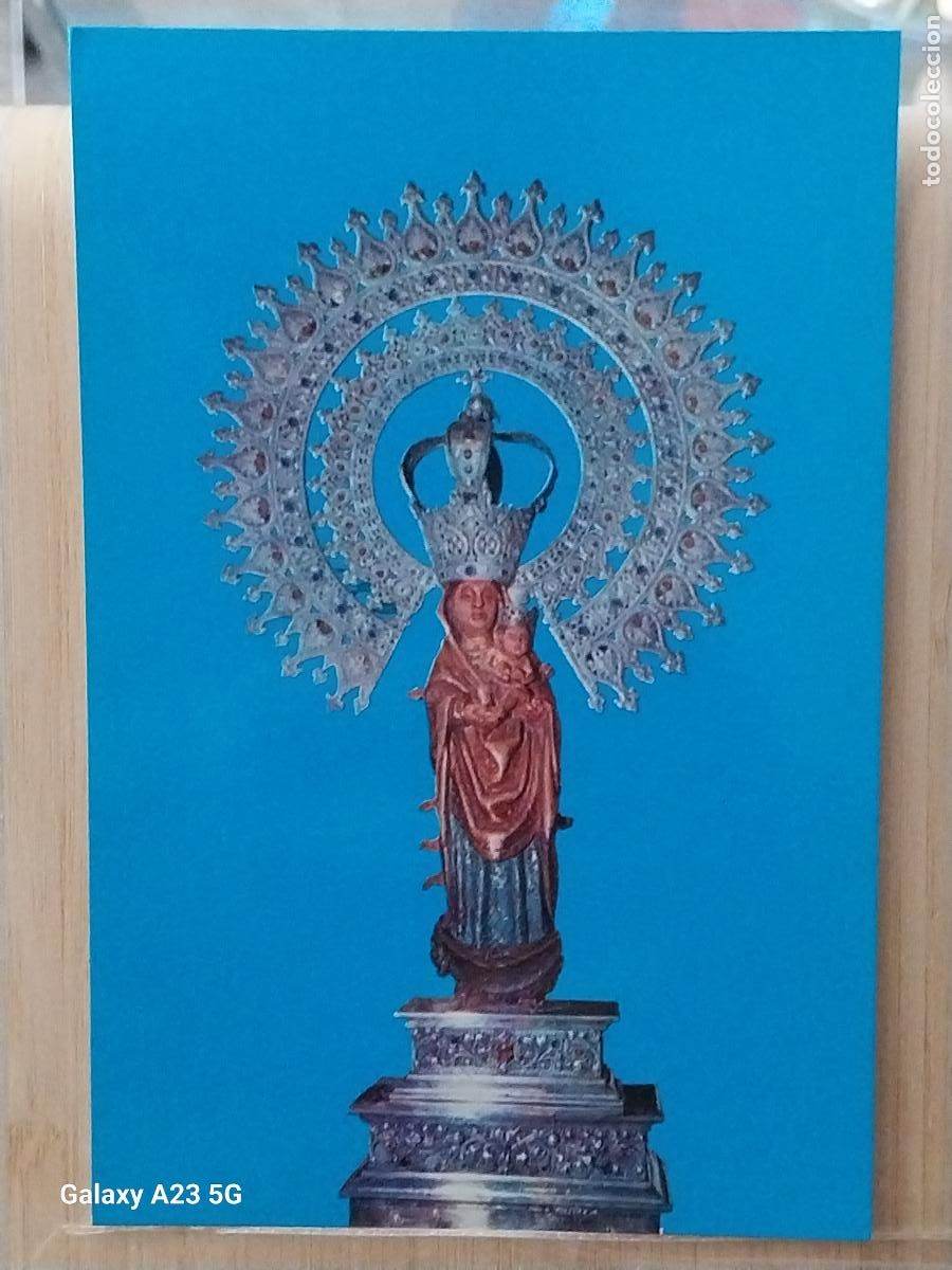 Postales: VIRGEN NTRA SRA DE LA CALLE PALENCIA ED AZUL A&Ntilde;O 1981 *