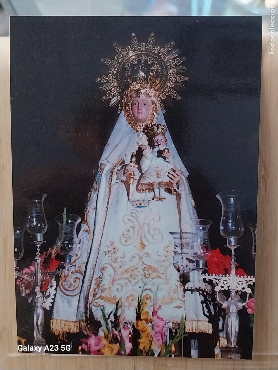 Postales: CARRION DE LOS CONDES VIRGEN NTRA SRA DE BELEN PALENCIA ED MERINO -- A&Ntilde;O 1989