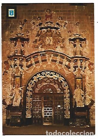 Postales: PUERTA BARROCA. ENTRADA DE LA SACRISTIA.- MONASTERIO DE SANTA MARIA DE VERUELA / ZARAGOZA