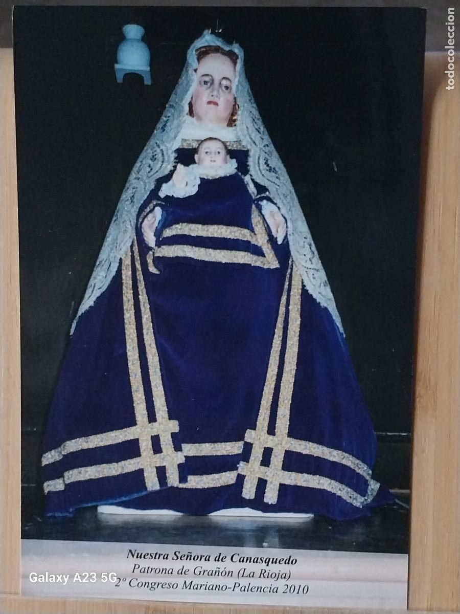 Postales: GRA&Ntilde;ON VIRGEN NTRA SRA DE CANASQUEDO RIOJA DORSO BLANCO TAMA&Ntilde;O POSTAL