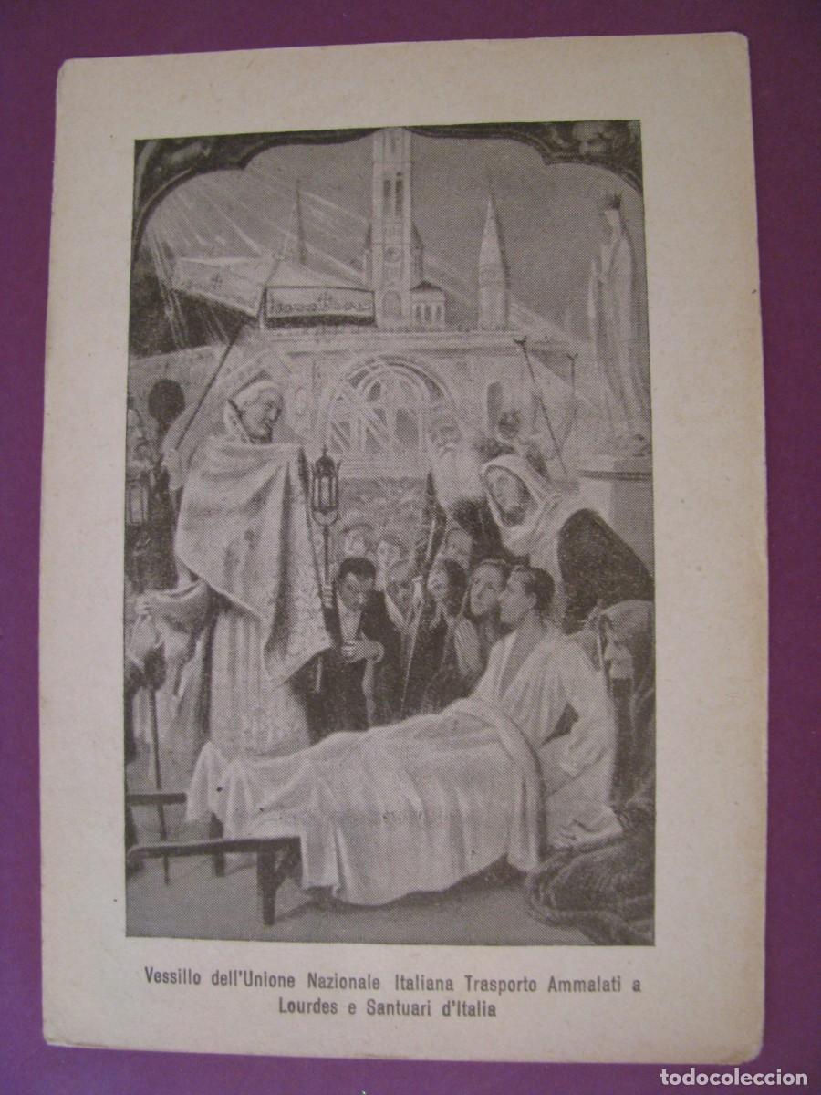 Postales: POSTAL RELIGIOSA. UNITALSI LOURDES Y SANTUARIOS DE ITALIA.