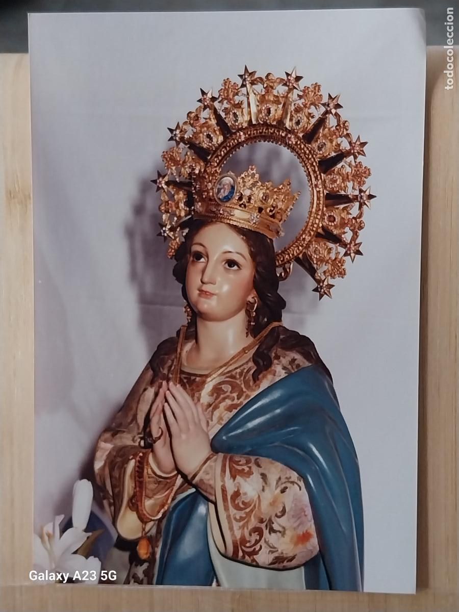 Postales: CATRAL VIRGEN NTRA SRA PURISIMA FOTO PARTICULAR TAMA&Ntilde;O POSTAL PAPEL FINO