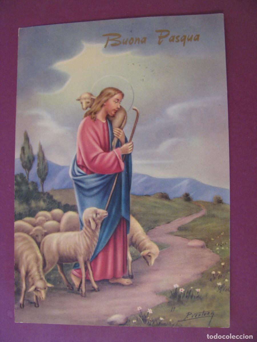 Postales: POSTAL RELIGIOSA. BUONA PASQUA. ED. CERCAMI. ITALIA. CIRCULADA