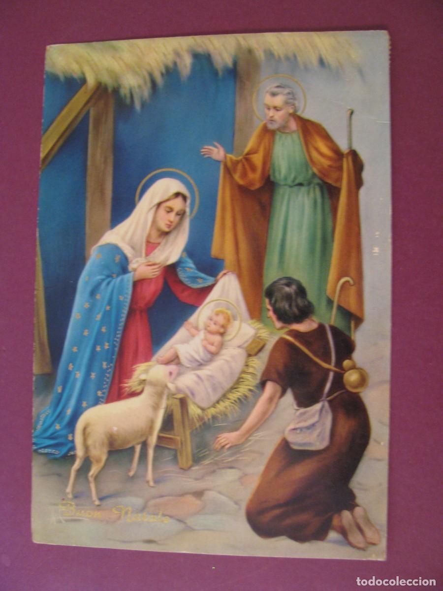 Postales: POSTAL RELIGIOSA. BUON NATALE. ITALIA. CIRCULADA 1972