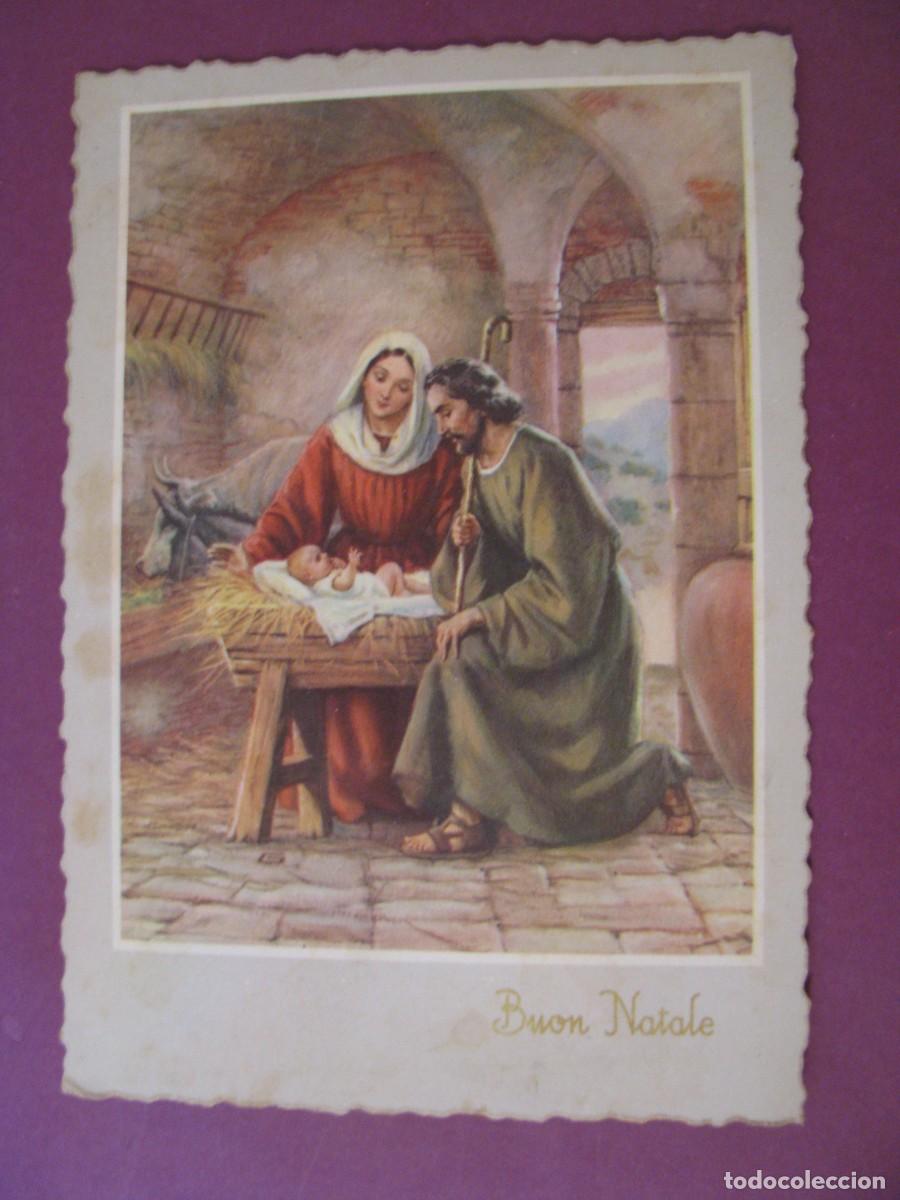 Postales: POSTAL RELIGIOSA. BUON NATALE. ITALIA. CIRCULADA 1962