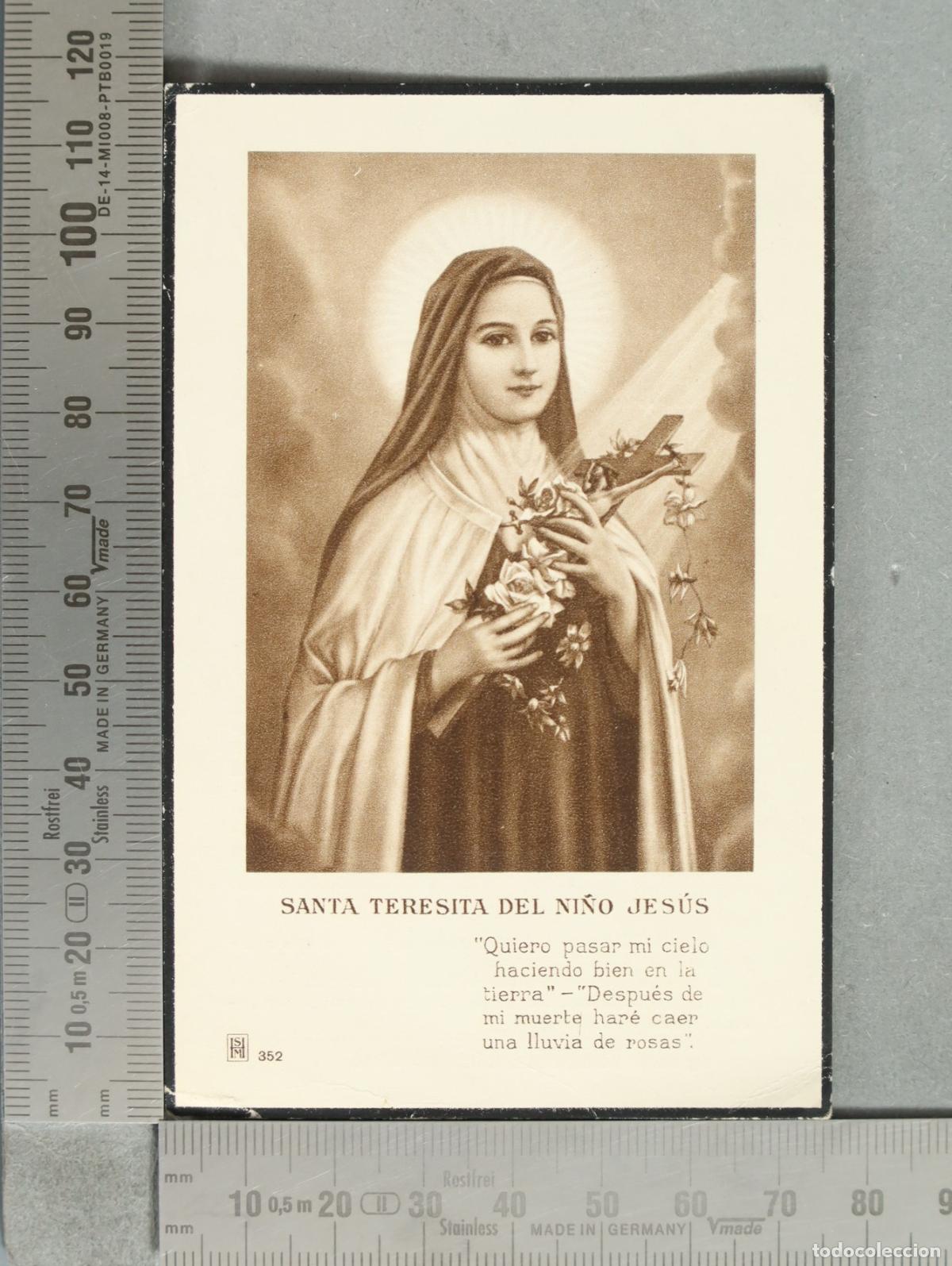 Postales: ESTAMPA. ESQUELA Lolita Rodr&iacute;guez Lorenzo - Primer aniversario 1932.