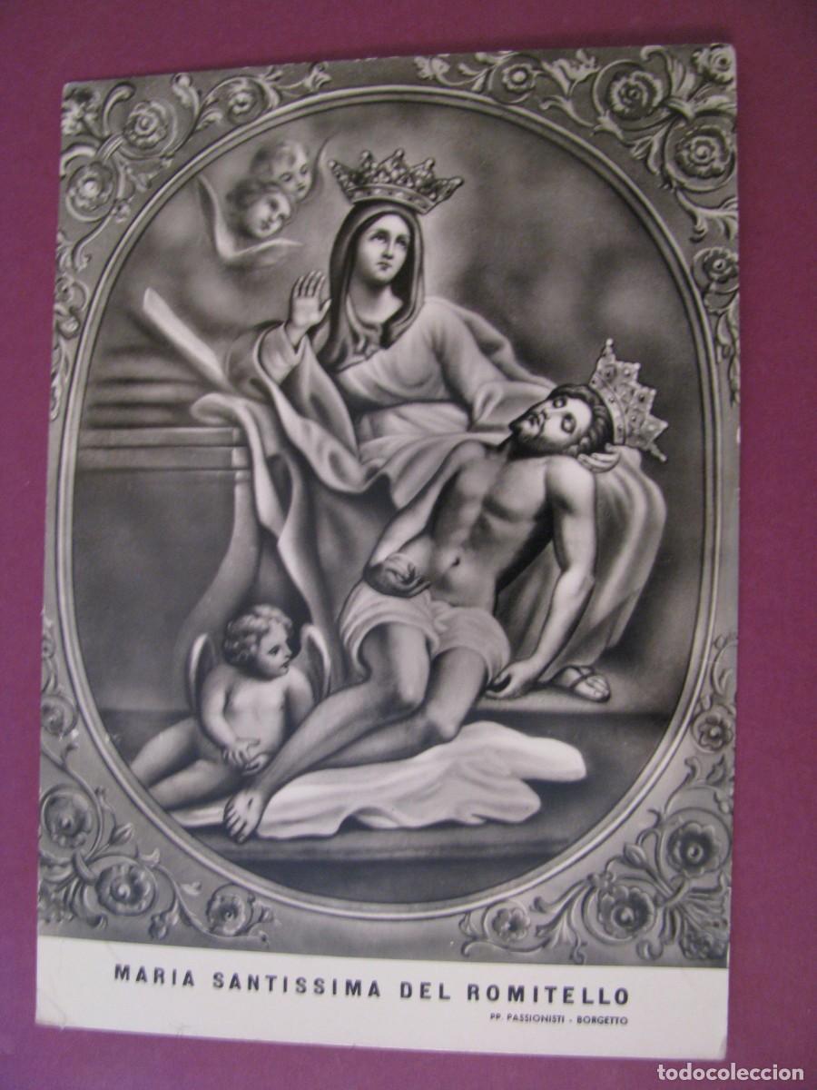 Postales: POSTAL RELIGIOSA. SANTUARIO DELLA MADONNA DEL ROMITELLO. ITALIA. CIRCULADA