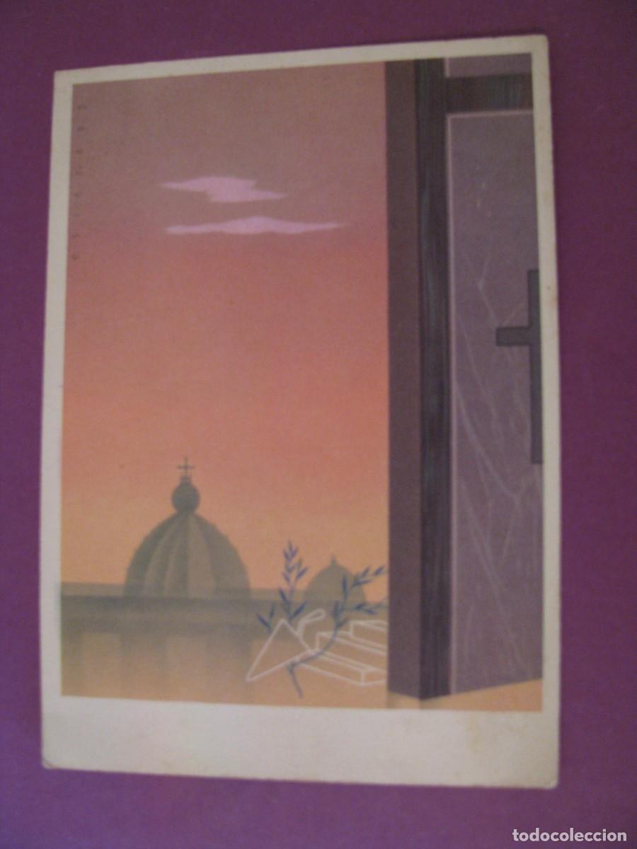 Postales: POSTAL RELIGIOSA. ANNO SANTO 1950 ROMA - ILUSTR. MARCELLO DUDOVICH. PAPA PIO XII