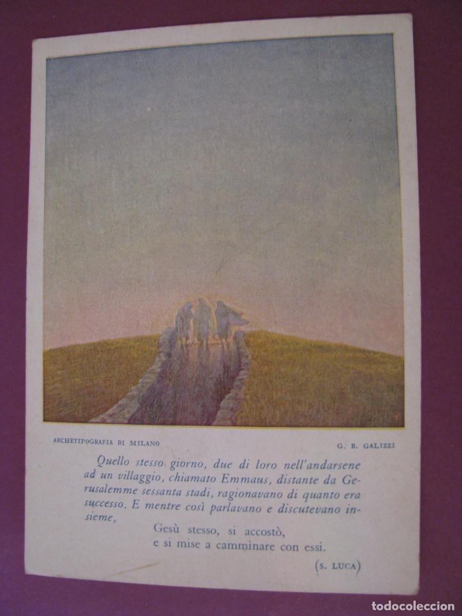 Postales: POSTAL RELIGIOSA. LOS EVANGELIOS GALIZZI EDICI&Oacute;N OPERA NAZIONALE PADRE SEMERIA.