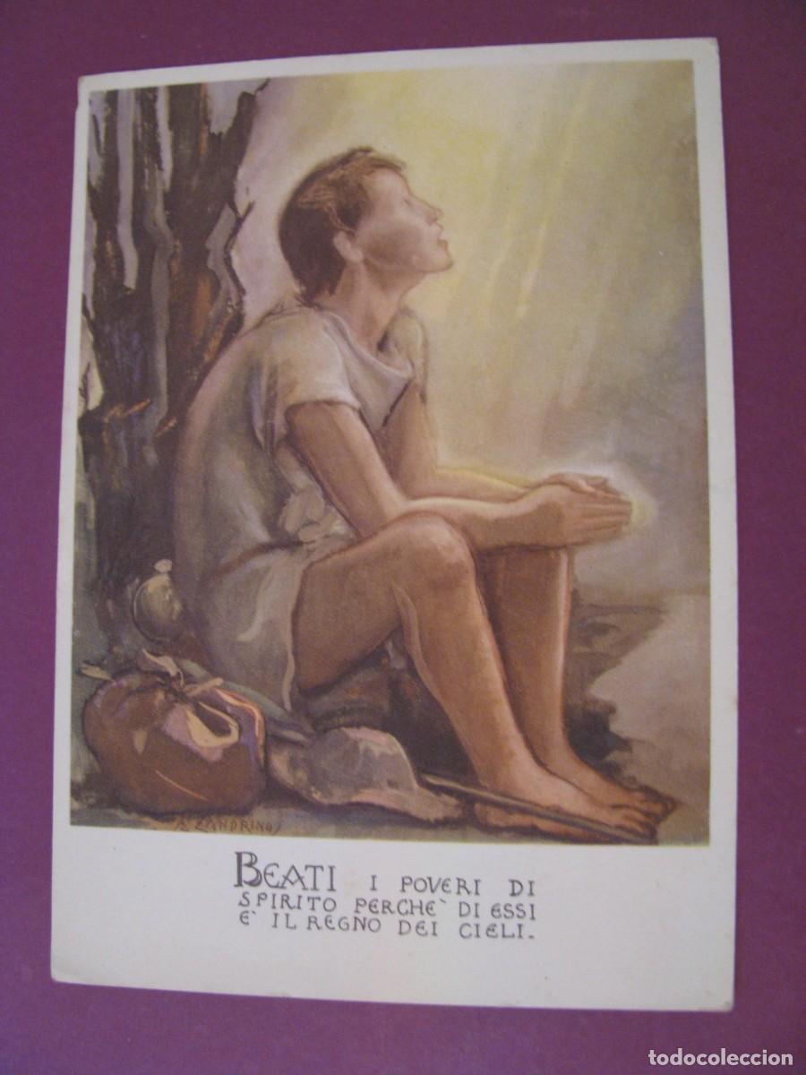 Postales: POSTAL RELIGIOSA. LAS BIENAVENTURANZAS ADELINA ZANDRINO. EDITALIA ROMA