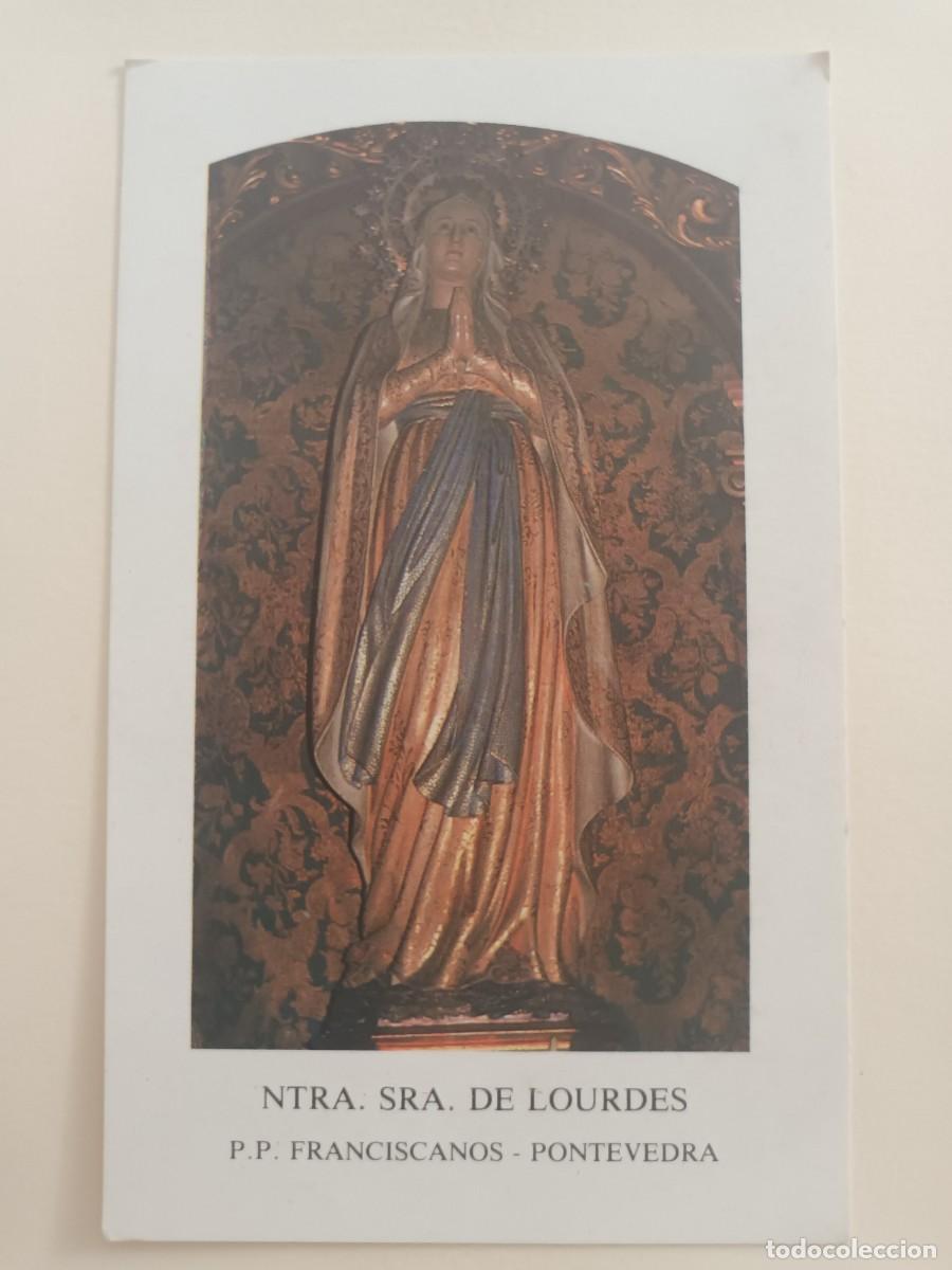 Postales: ESTAMPA NTRA. SRA. DE LOURDES - ORACION (REVERSO)