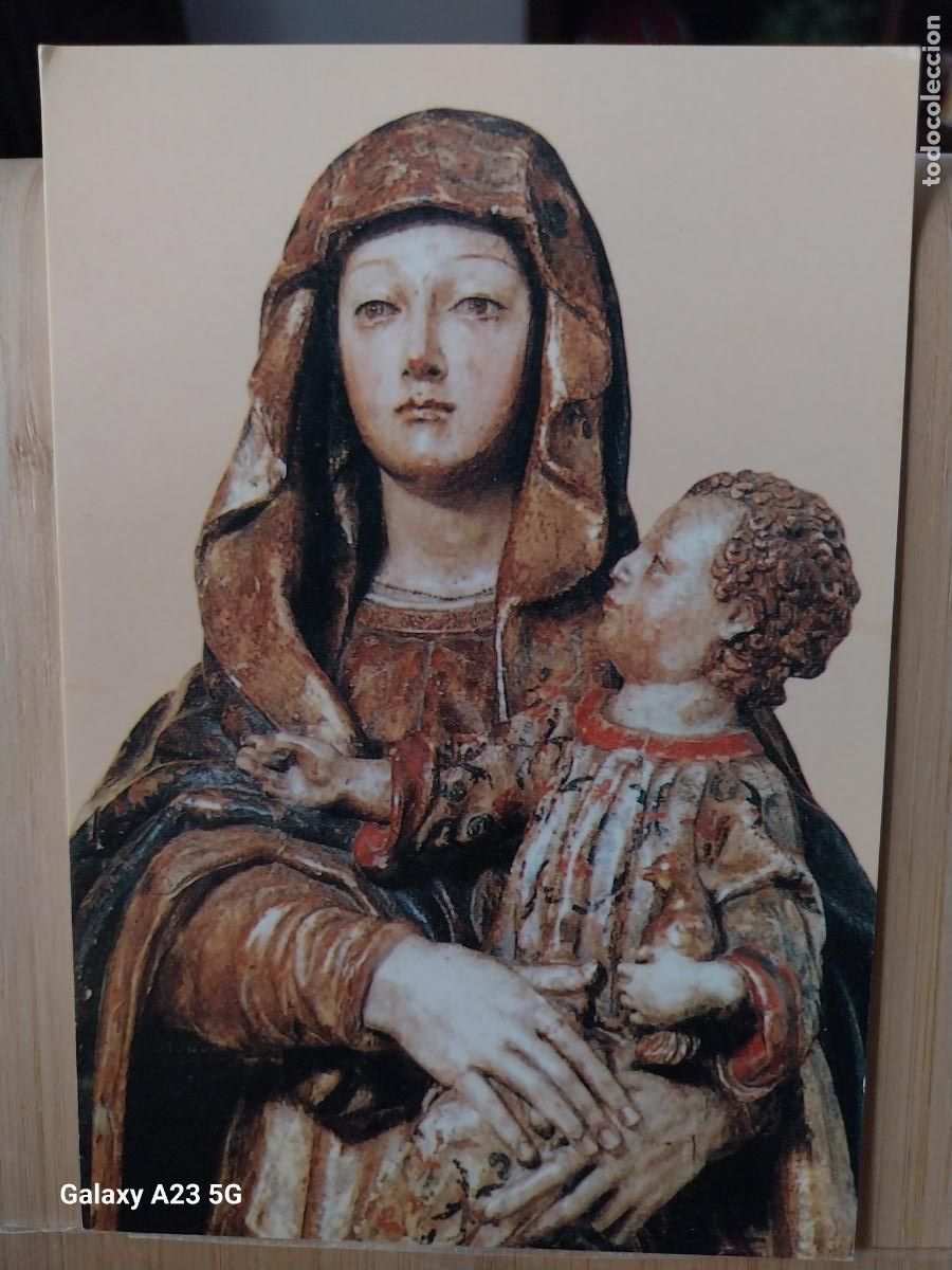 Postales: VIRGEN NTRA SRA SANTA MARIa SALUD CON NI&Ntilde;O NAVARRA ED CLINICA UNIV A&Ntilde;O 1994 SC ORIGINAL +