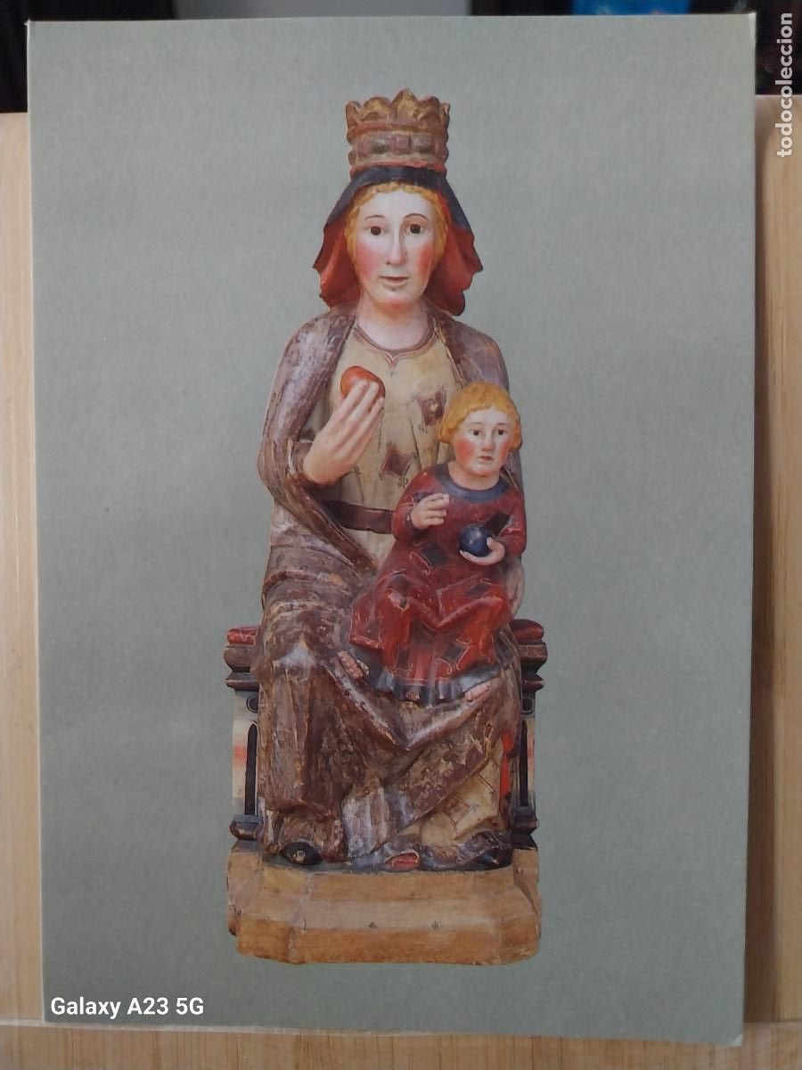 Postales: MUNETA VIRGEN NTRA SRA CON NI&Ntilde;O NAVARRA ED PAGSA A&Ntilde;O 1986 SC ORIGINAL +
