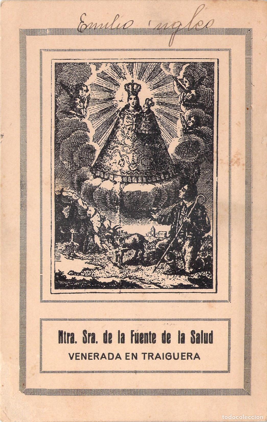 Postales: Postal de Nuestra Se&ntilde;ora de la Fuente de la Salud en Traiguera