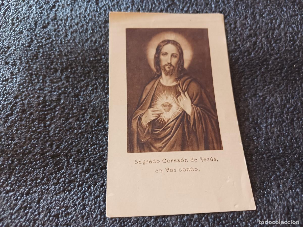 Postales: estampa oracion al sagrado corazon de jesus