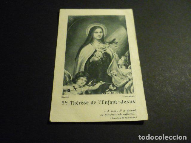 Postales: SANTA TERESITA DEL NI&Ntilde;O JESUS ANTIGUA ESTAMPA