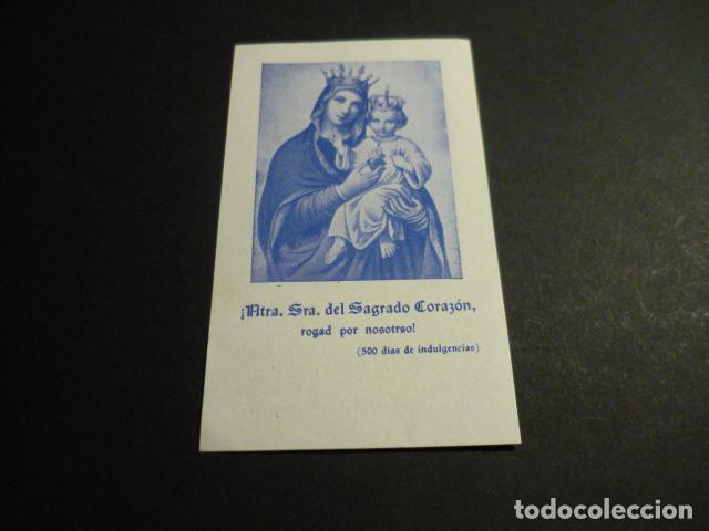 Postales: NUESTRA SE&Ntilde;ORA DEL SAGRADO CORAZON ANTIGUA ESTAMPA