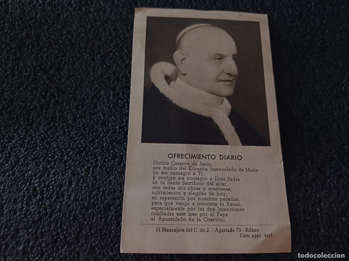 Postales: estampa, apostolado de la oracion 1960, papa juan XXIII