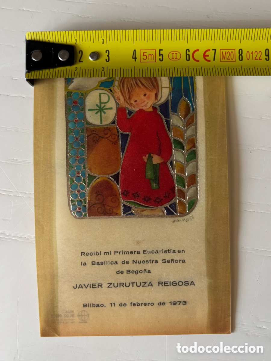 Postales: Recordatorio Comuni&oacute;n Febrero 1973 - Foto 4