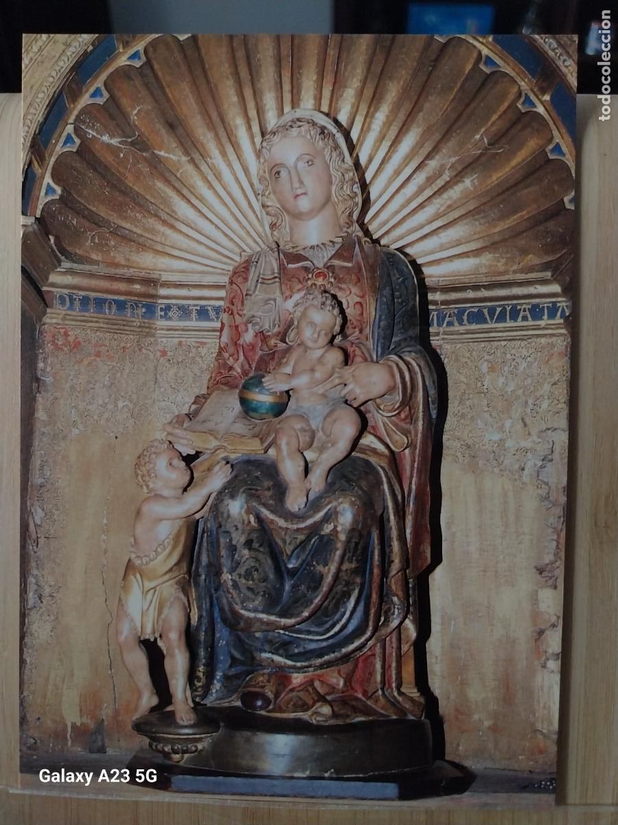 Postales: ORORBIA VIRGEN NTRA SRA CON NI&Ntilde;O Y SAN JUAN NAVARRA ED PAGSA SC ORIGINAL