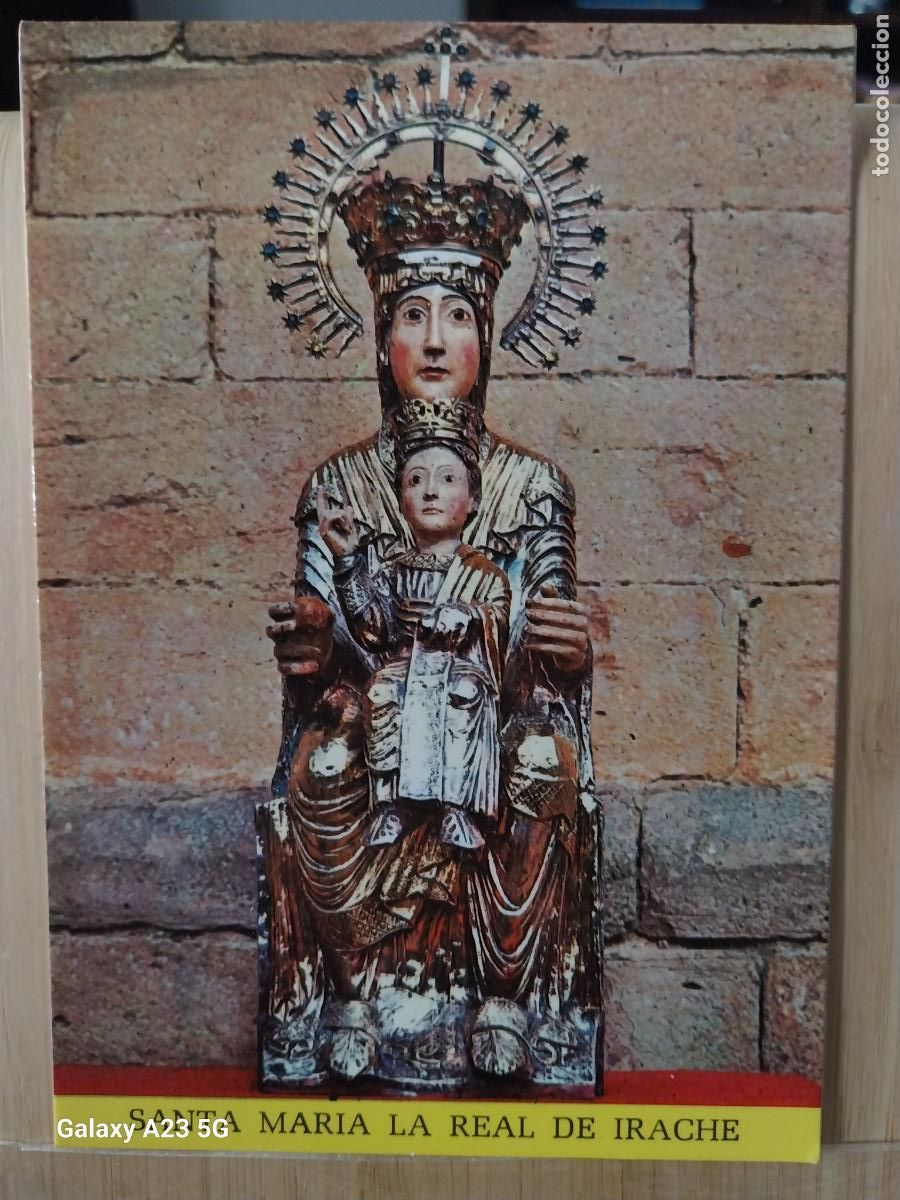 Postales: DICASTILLO VIRGEN NTRA SRA DE IRACHE CON NI&Ntilde;O NAVARRA TARJETA ED TOMAS SC ORIGINAL