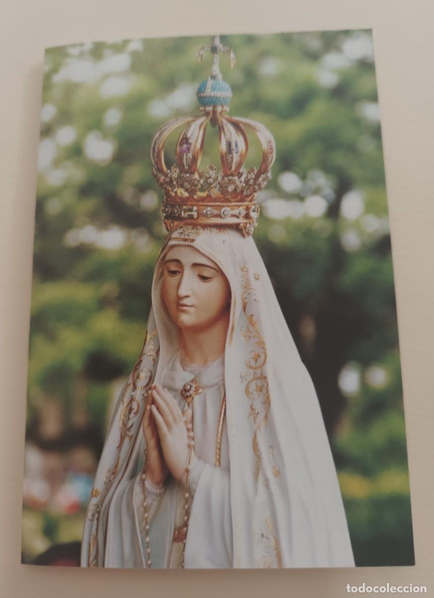 Postales: ESTAMPA DOBLE VIRGEN DE FATIMA (PORTUGAL) - ORACIONES DEL ANGEL - MENSAJE DE FATIMA