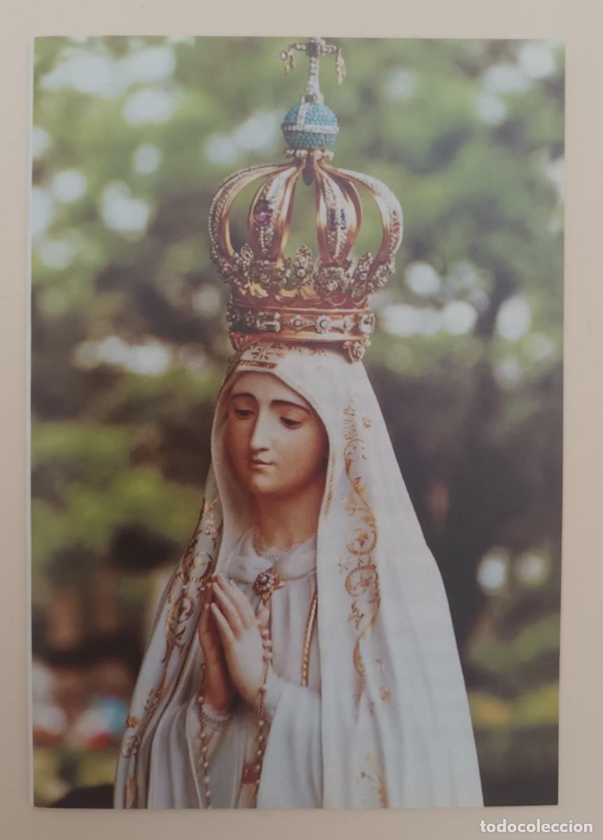 Postales: ESTAMPA VIRGEN DE FATIMA - ORACIONES DEL ANGEL - MENSAJE DE FATIMA