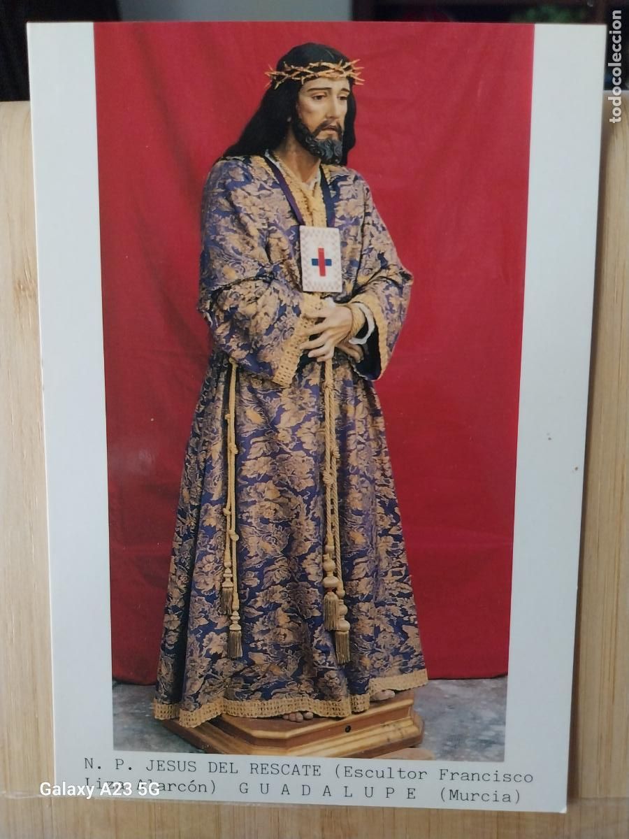 Postales: GUADALUPE JESUS DEL RESCATE MURCIA ED A.V.E. VISTABELLA DORSO ORACIONES