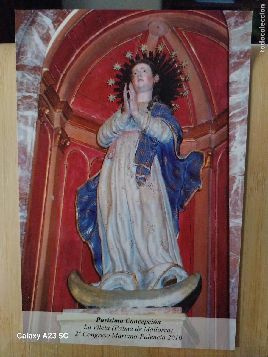 Postales: VILETA VIRGEN NTRA SRA DE LA PURISIMA MALLORCA TARJETA DORSO BLANCO TAMA&Ntilde;O POSTAL