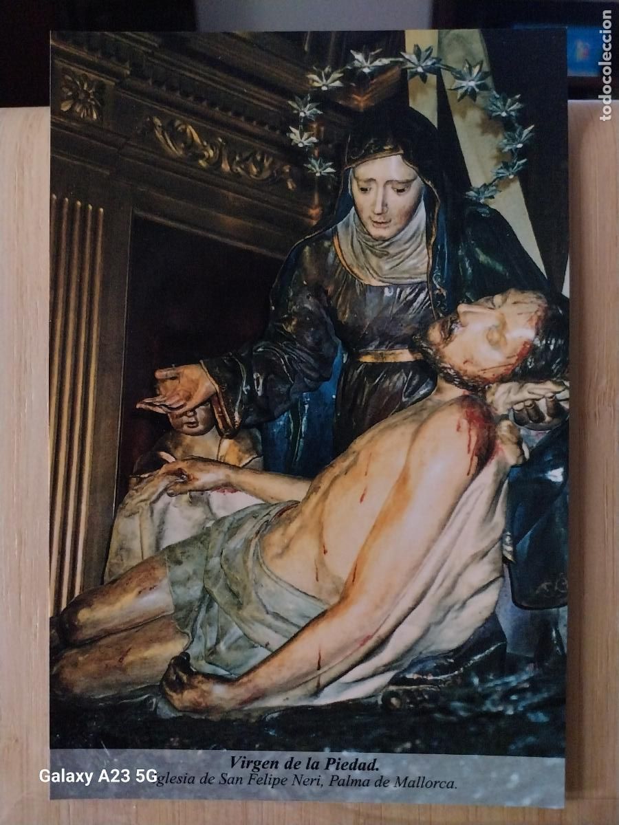 Postales: FELIPE NERI VIRGEN NTRA SRA DE LA PIEDAD MALLORCA TARJETA DORSO BLANCO TAMA&Ntilde;O POSTAL