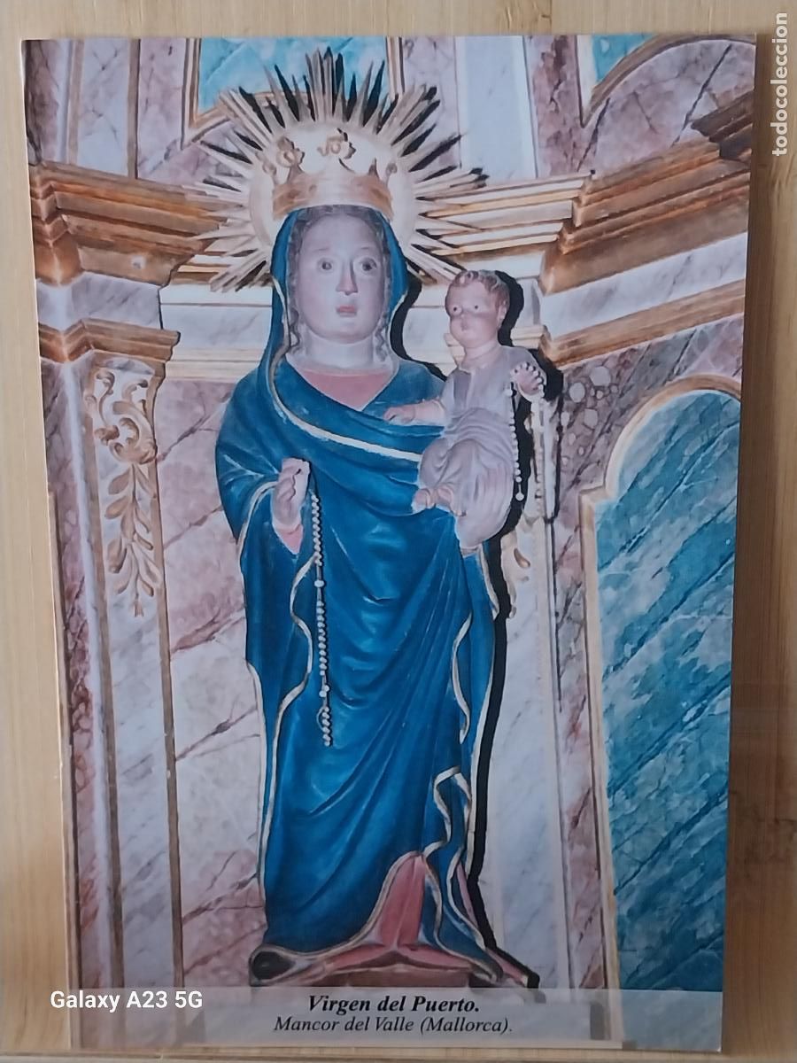 Postales: MANCOR DEL VALLE VIRGEN NTRA SRA DEL PUERTO MALLORCA TARJETA DORSO BLANCO TAMA&Ntilde;O POSTAL
