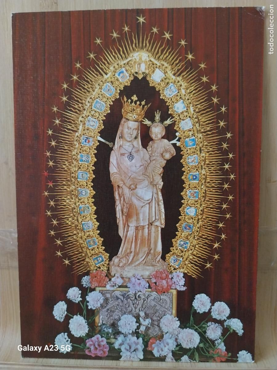 Postales: VIRGEN NTRA SRA SANTA MARIA DE LA R&Aacute;BIDA HUELVA ED ARRIBAS 2023 SC ORIGINAL