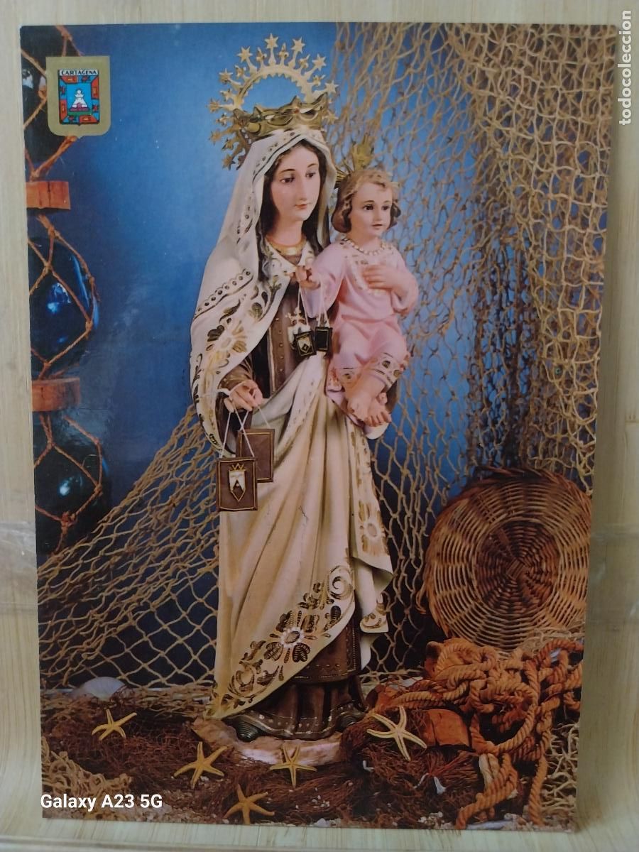 Postales: CARTAGENA VIRGEN NTRA SRA DEL CARMEN ED FISA 110 SC ORIGINAL