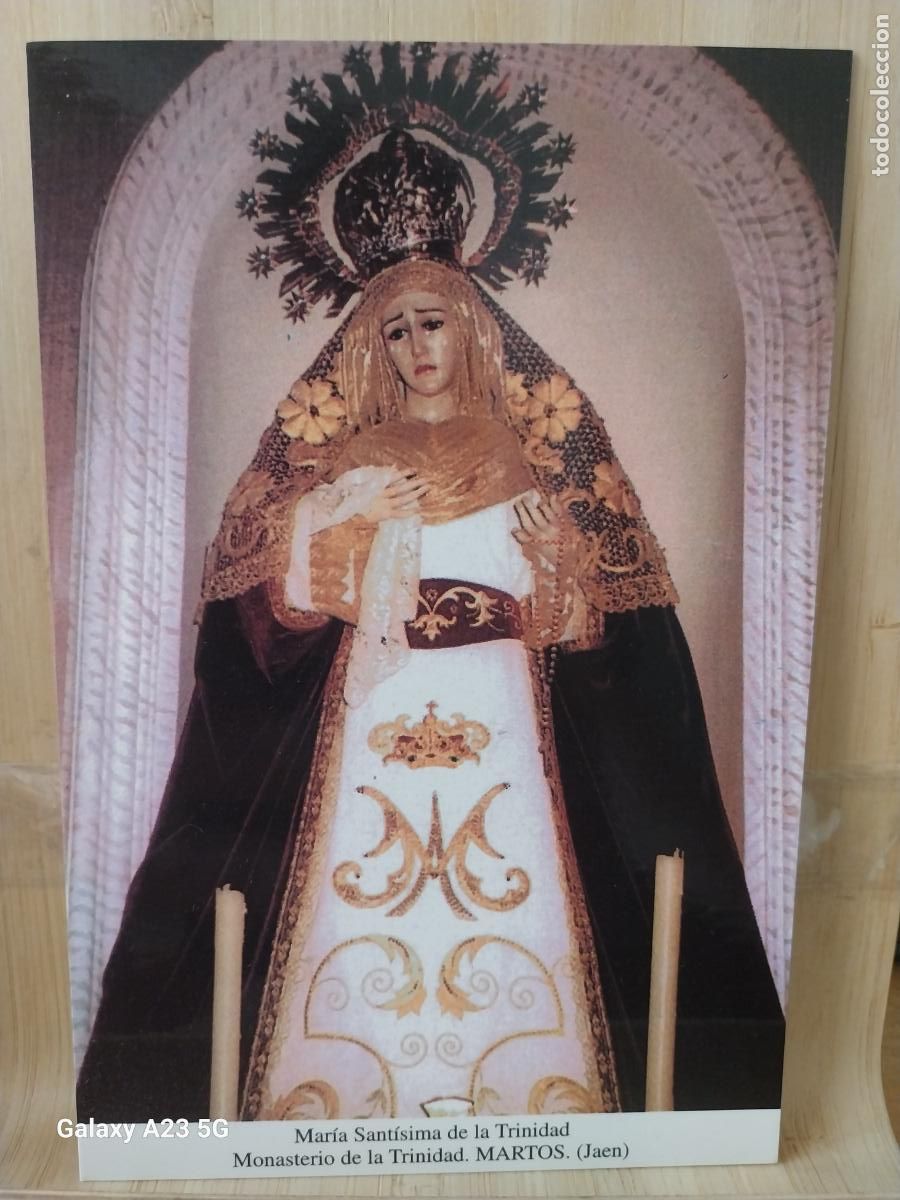 Postales: MARTOS TRINIDAD VIRGEN NTRA SRA MARIA SANTISIMA TRINIDAD JAEN TARJETA TAMA&Ntilde;O POSTAL