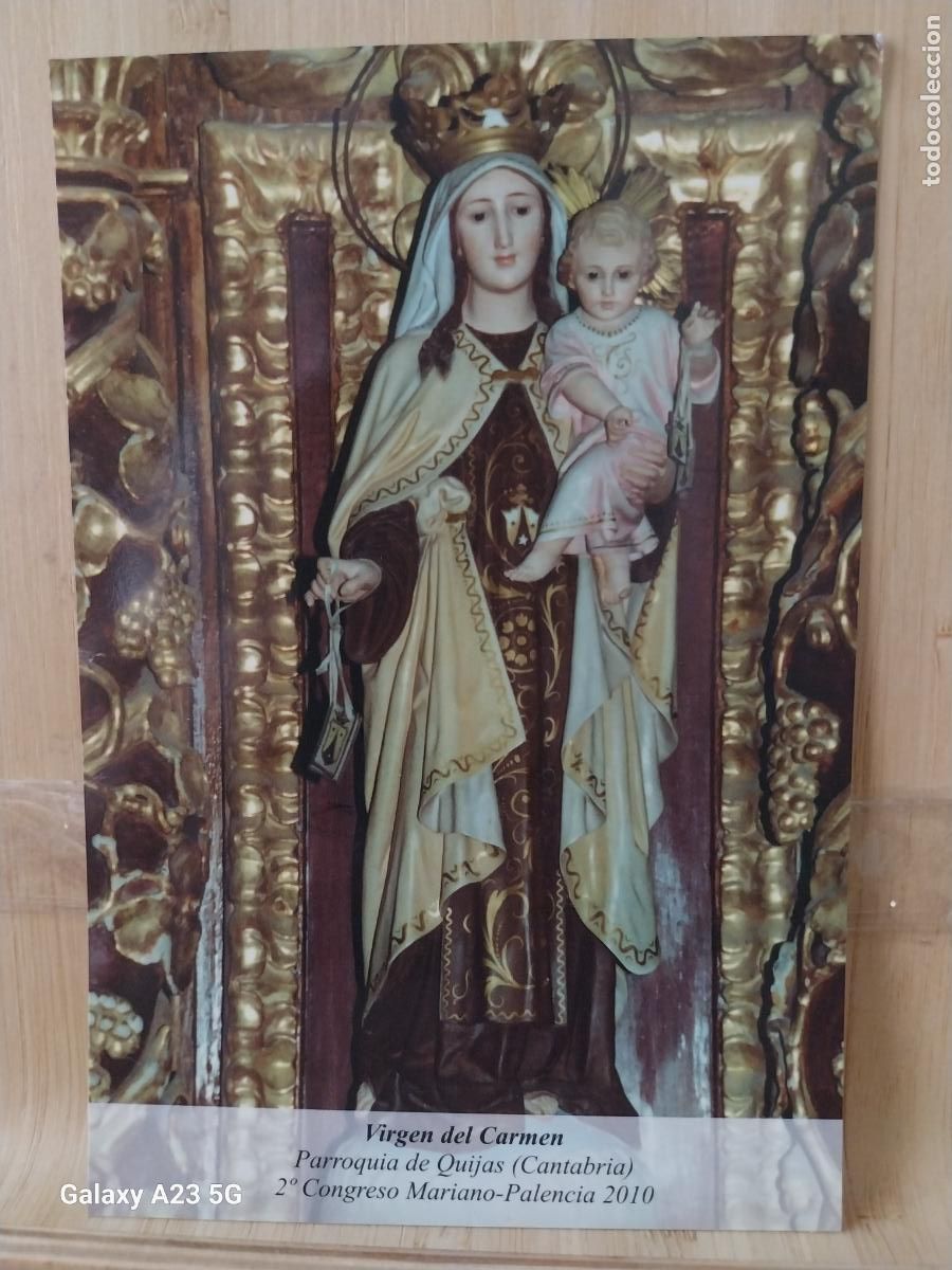Postales: QUIJAS VIRGEN NTRA SRA DEL CARMEN CANTABRIA TARJETA TAMA&Ntilde;O POSTAL