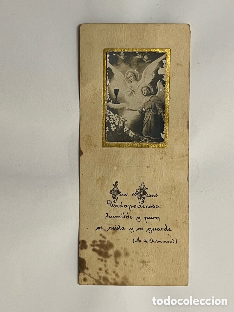 Postales: CAPILLA DE CORRALES. Recuerdo Primera Comuni&oacute;n de Pepita y Manolin Benavent (a.1928)