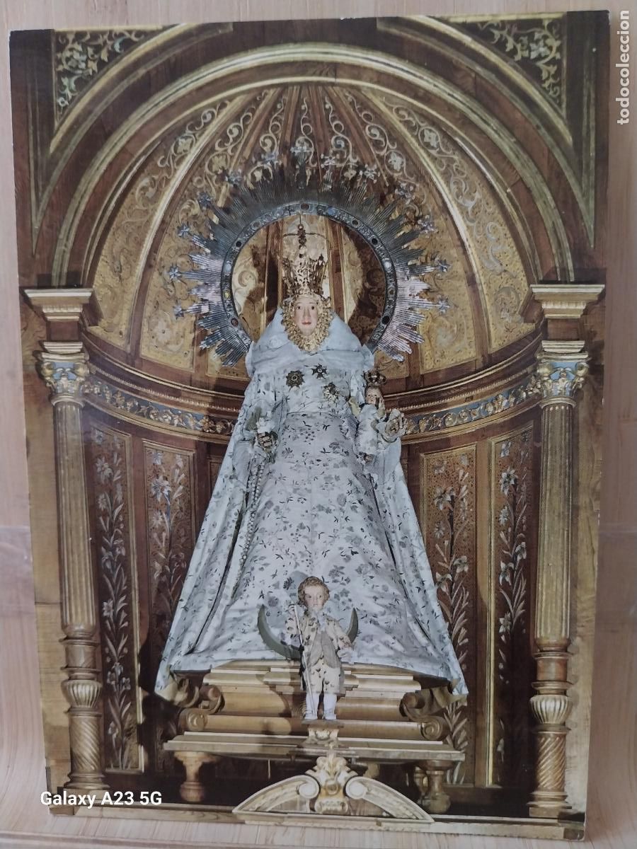 Postales: ARANDA DUERO VIRGEN NTRA SRA DE LAS VI&Ntilde;AS CON NI&Ntilde;O ED VISTABELLA 9 SC ORIGINAL
