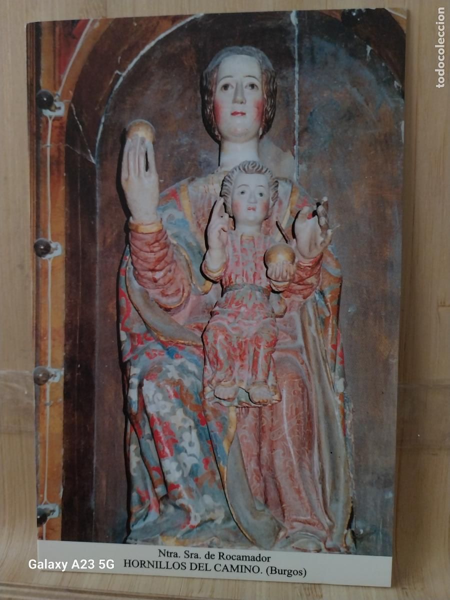 Postales: HORNILLOS DEL CAMINO VIRGEN NTRA SRA DE ROCAMADOR BURGOS TARJETA TAMA&Ntilde;O POSTAL DORSO BLANCO