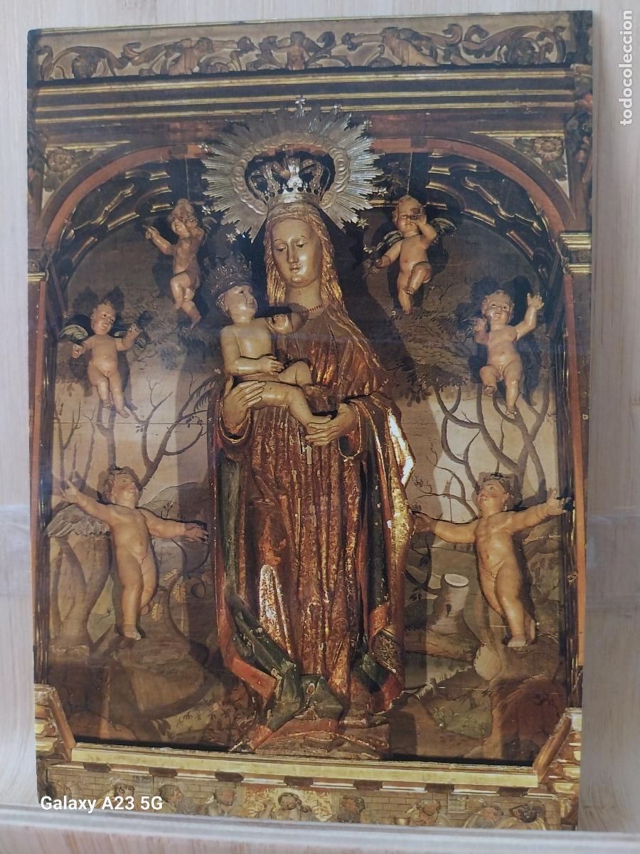 Postales: SASAMON VIRGEN NTRA SRA SANTA MARIA REAL BURGOS ED COLON 2 SC ORIGINAL ****