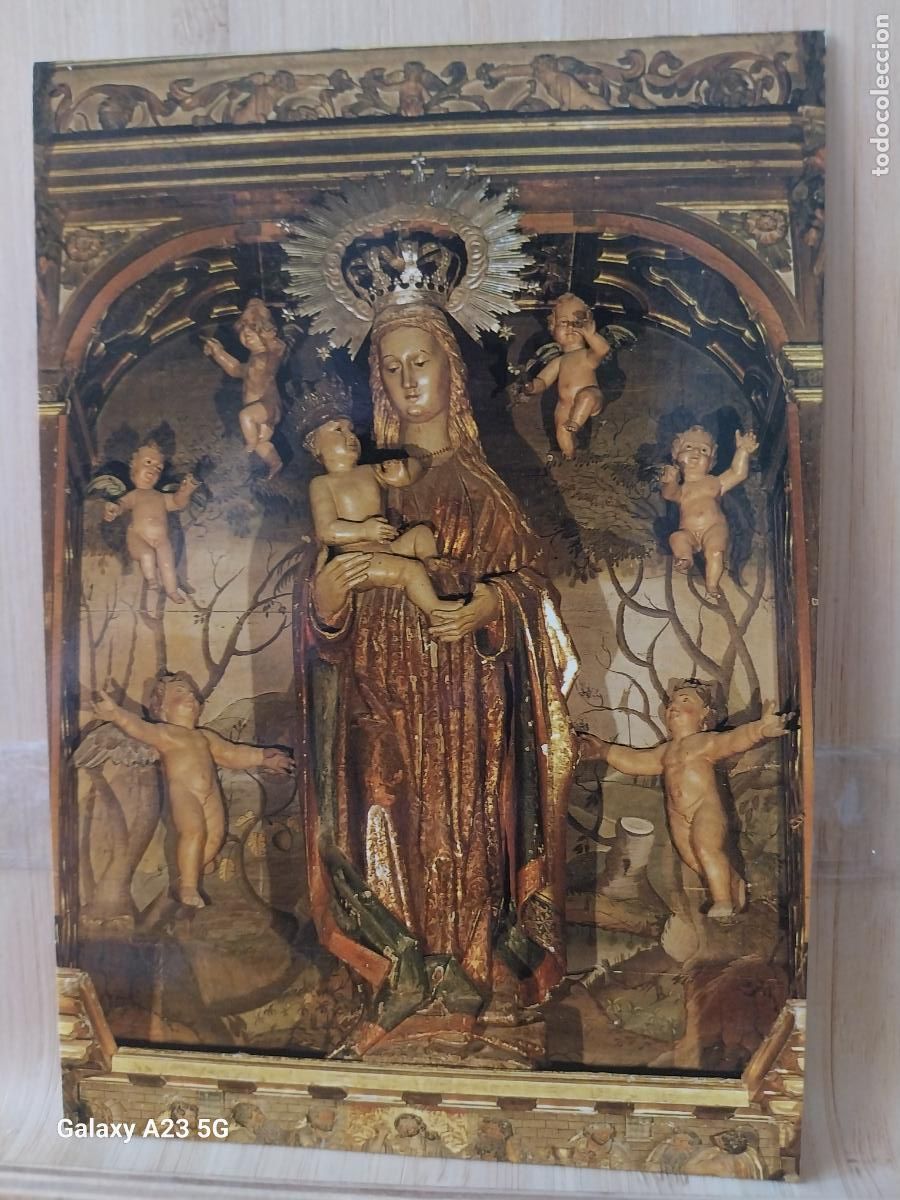 Postales: SASAMON VIRGEN NTRA SRA SANTA MARIA REAL BURGOS ED COLON 2 SC ORIGINAL ***