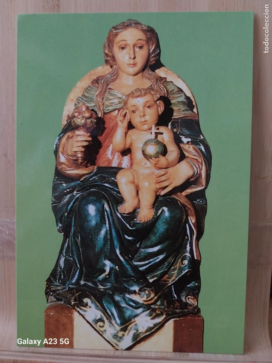 Postales: LA VID VIRGEN NTRA SRA DE LA CONCEPCION DEL MONTE BURGOS ESTAMPA DORSO ORACION 15X10.3 CM