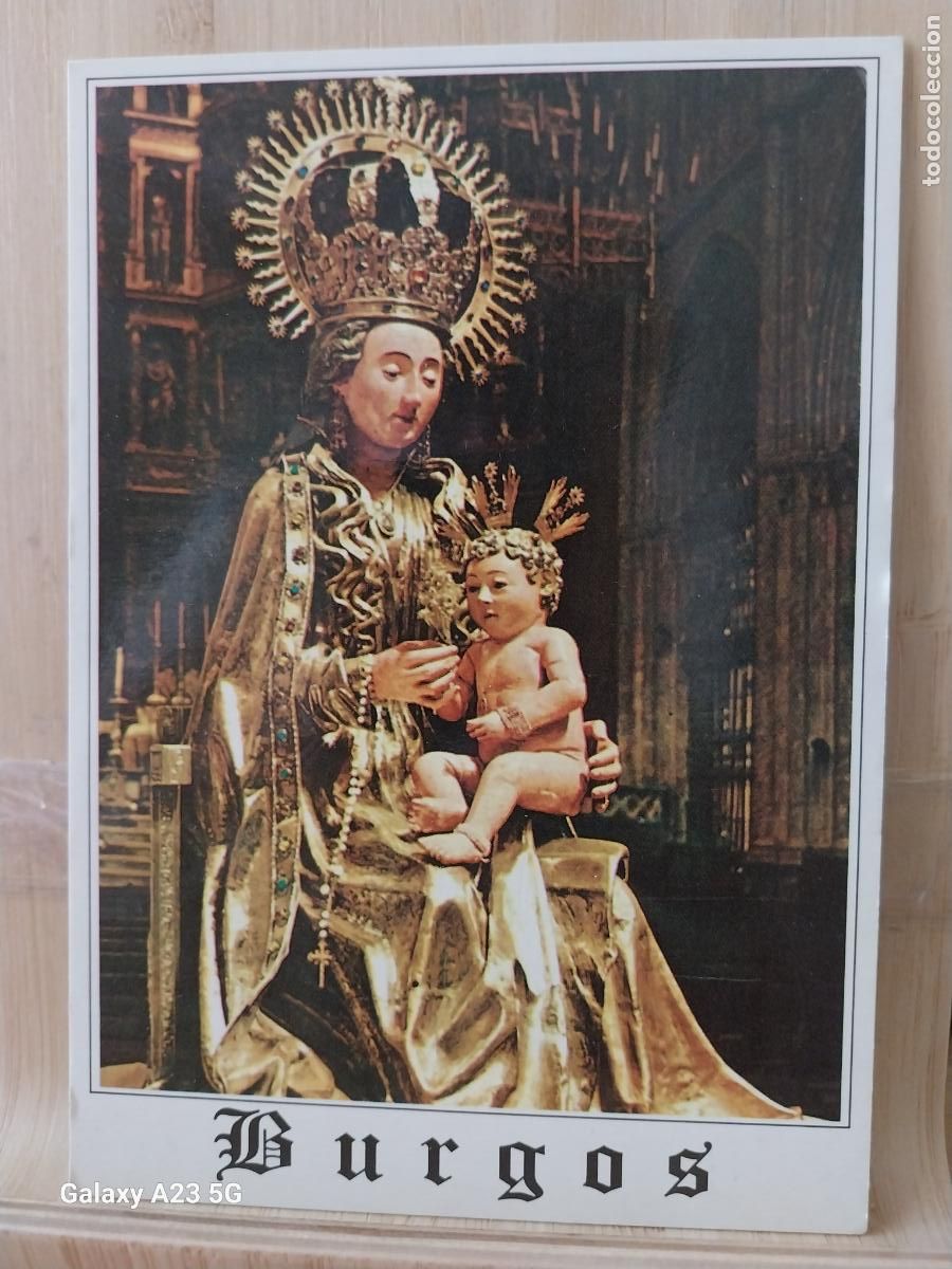Postales: VIRGEN NTRA SRA SANTA MARIA LA MAYOR BURGOS ED A.G POSTALES 266 SC ORIGINAL