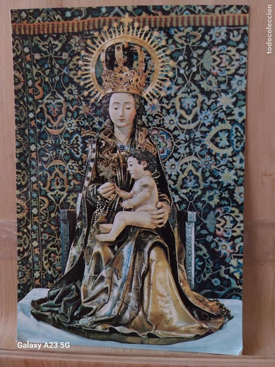 Postales: VIRGEN NTRA SRA LA MAYOR BURGOS TARJETA DORSO BLANCO TAMA&Ntilde;O POSTAL