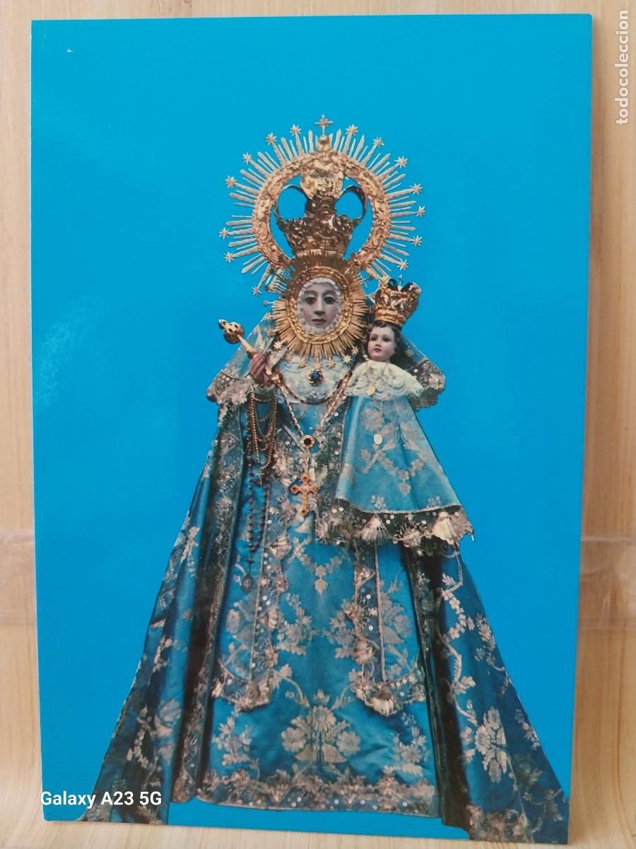 Postales: ALBURQUERQUE BADAJOZ VIRGEN NTRA SRA DE CARRION EXTREMADURA ED AZUL SC ORIGINAL A&Ntilde;O 1981