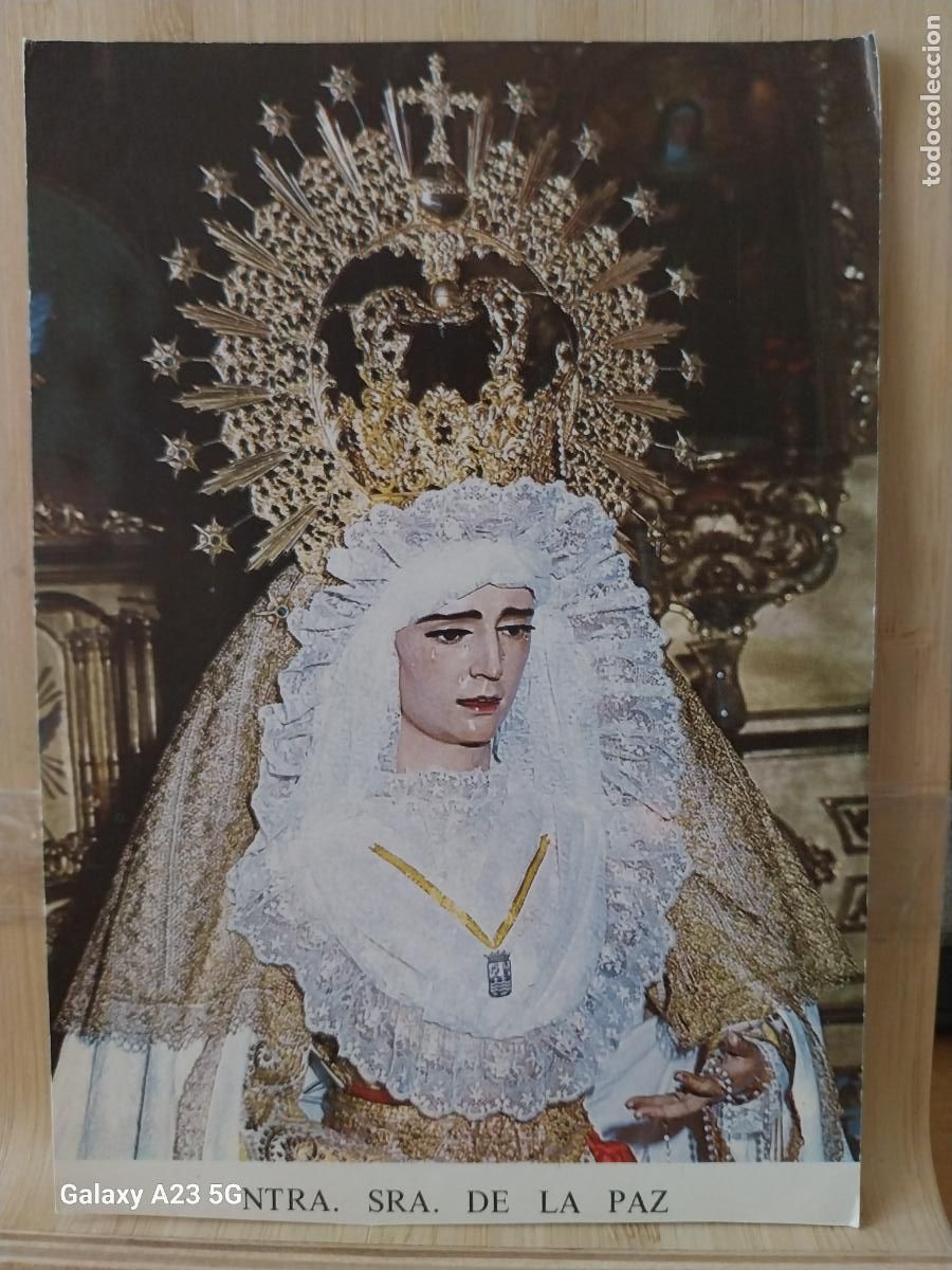 Postales: ISLA CRISTINA PARROQUIA DOLORES VIRGEN NTRA SRA DE LA PAZ HUELVA TARJETA DORSO BLANCO TAMA&Ntilde;O POSTAL