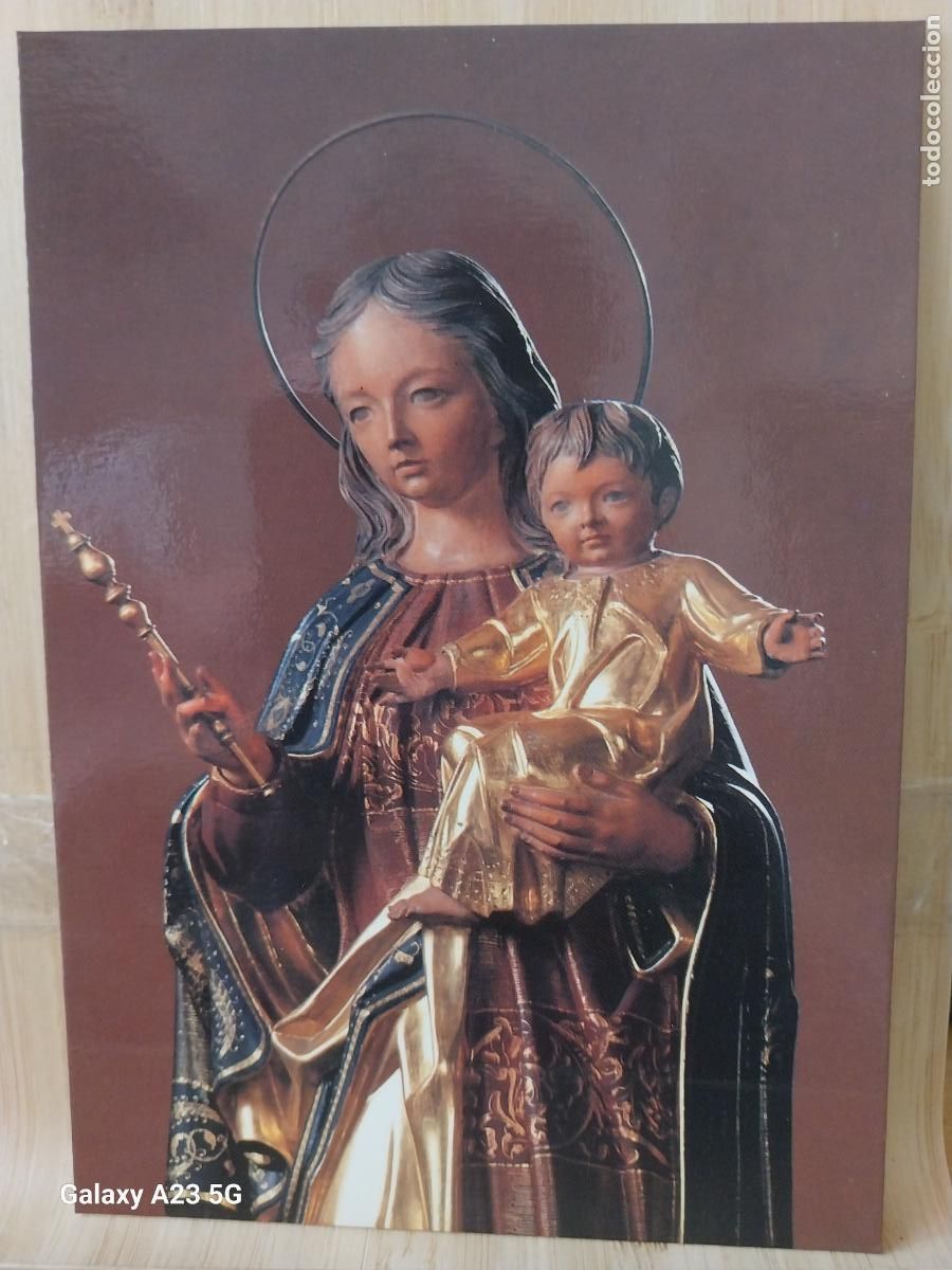 Postales: VIRGEN NTRA SRA DE MARIA AUXILIADORA BILBAO TARJETA DORSO BLANCO TAMA&Ntilde;O POSTAL